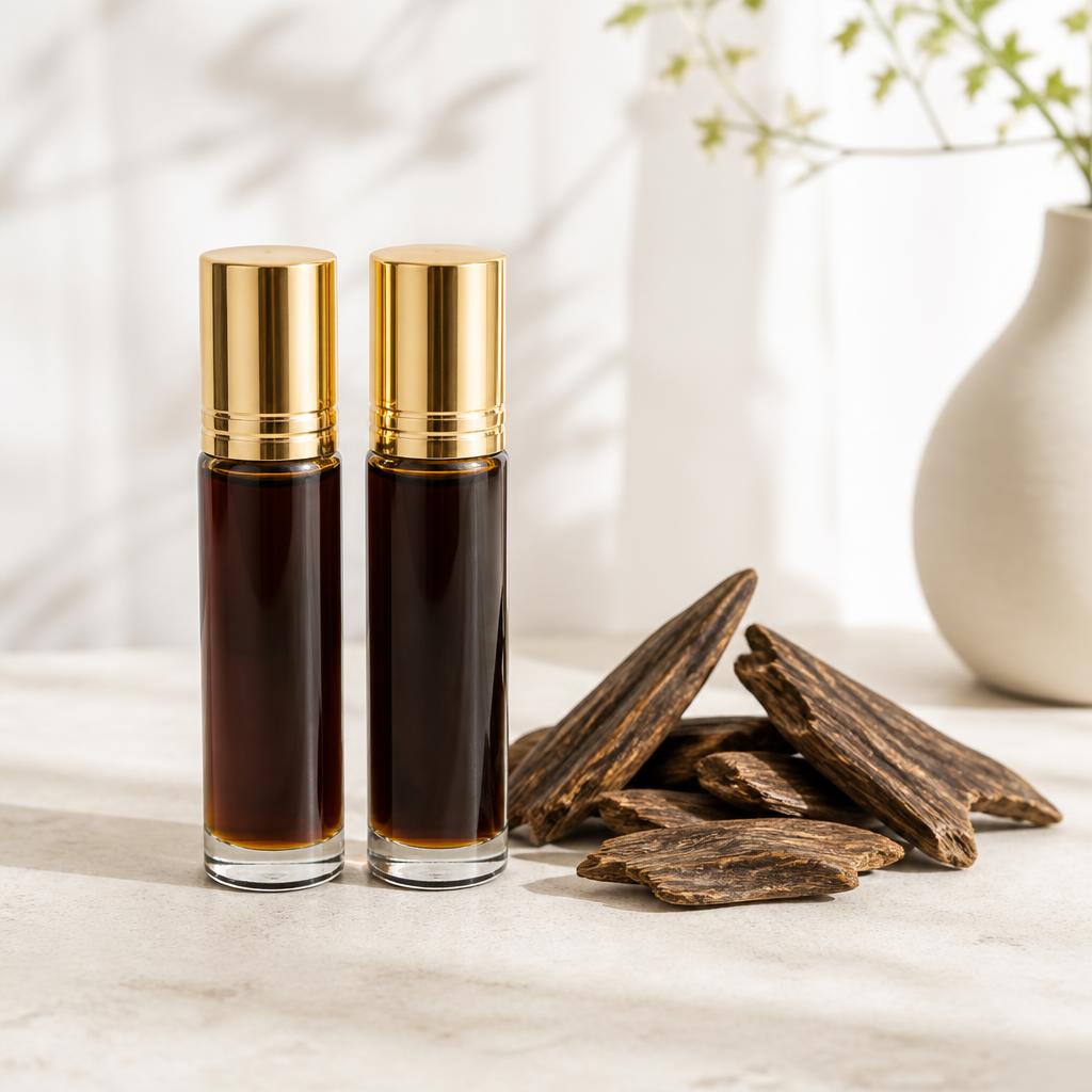 Black Oudh — Smoky agarwood with a resin backbone
